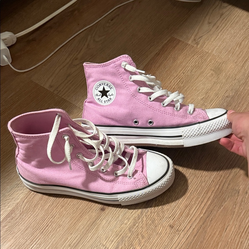 Converse Women's High-Top Sneakers in Pink